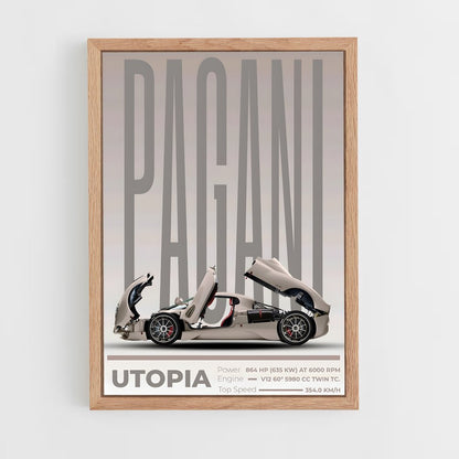 pagani-12 cadre Bois clair