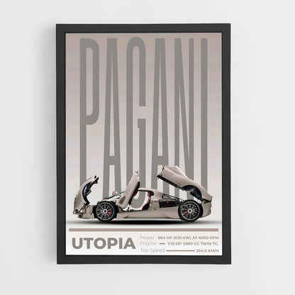 pagani-12 cadre Noir