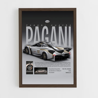 pagani-5 cadre Bois foncé