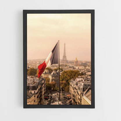 Bandera francesa Póster