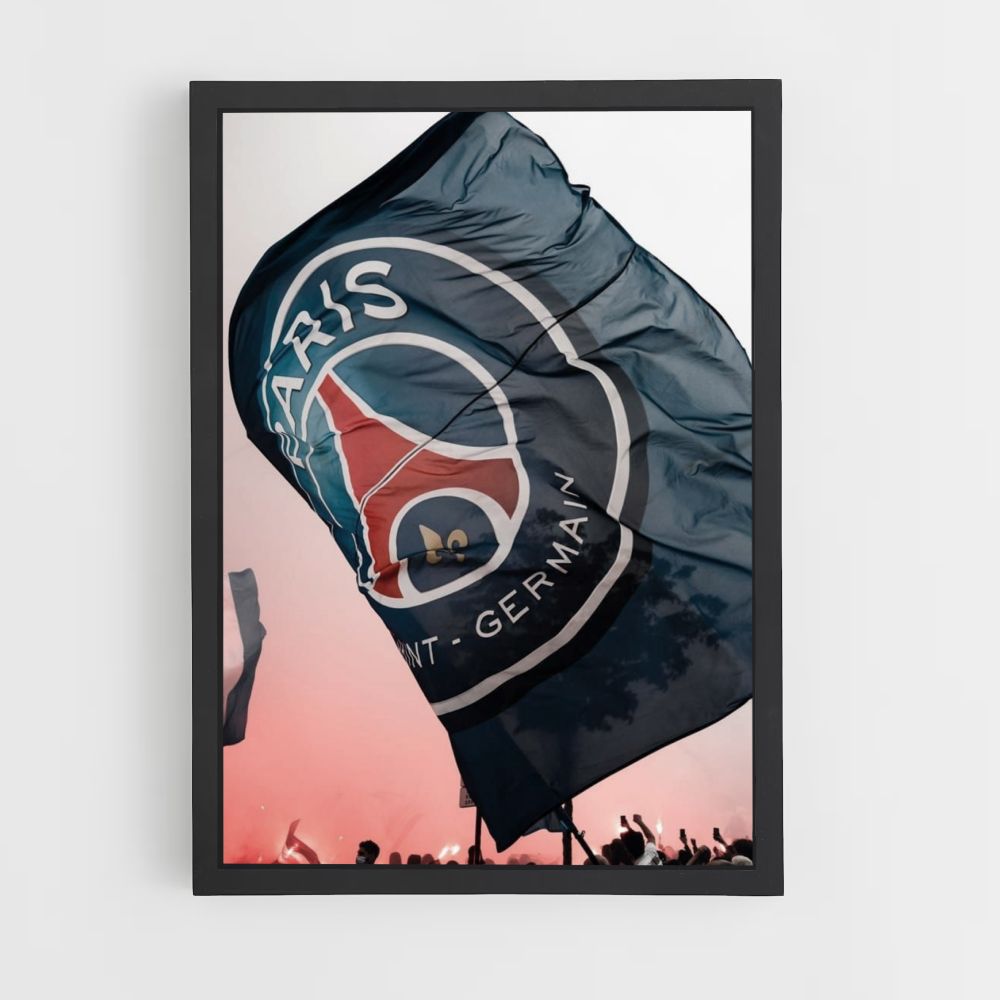 Bandera del PSG Póster