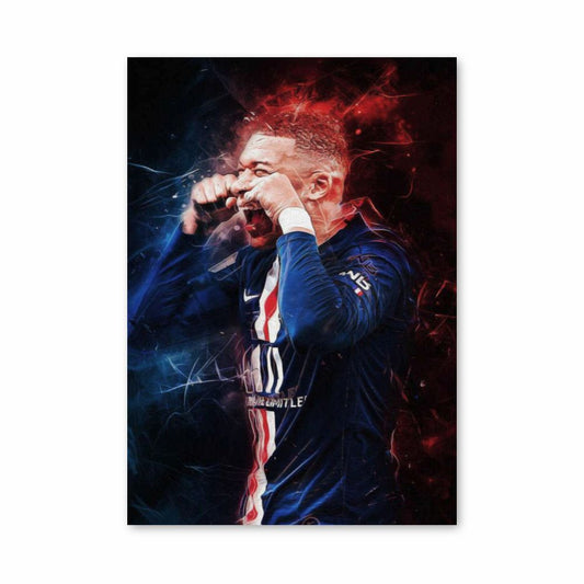 Cartel PSG Mbappé