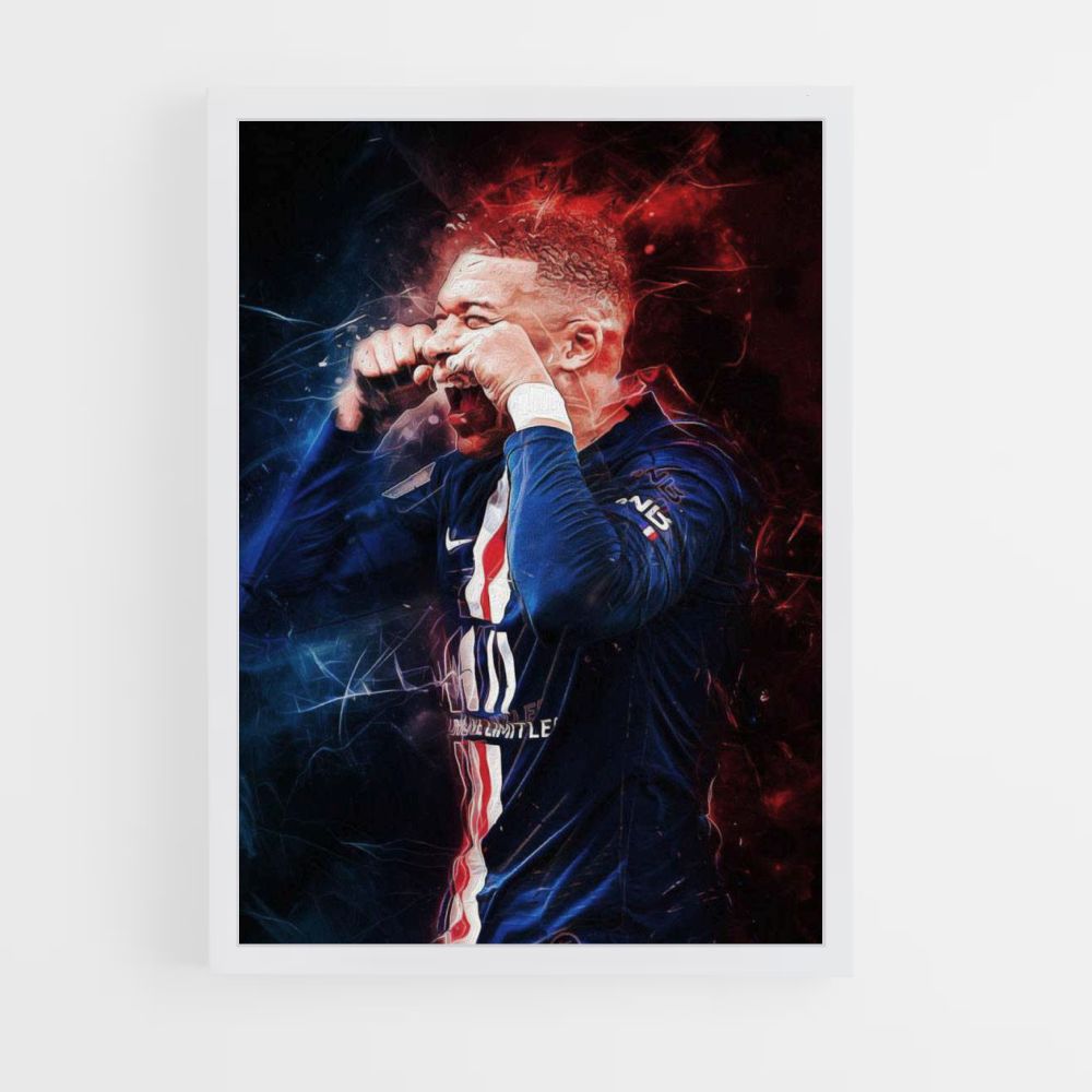 Cartel PSG Mbappé