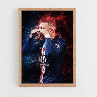 Cartel PSG Mbappé