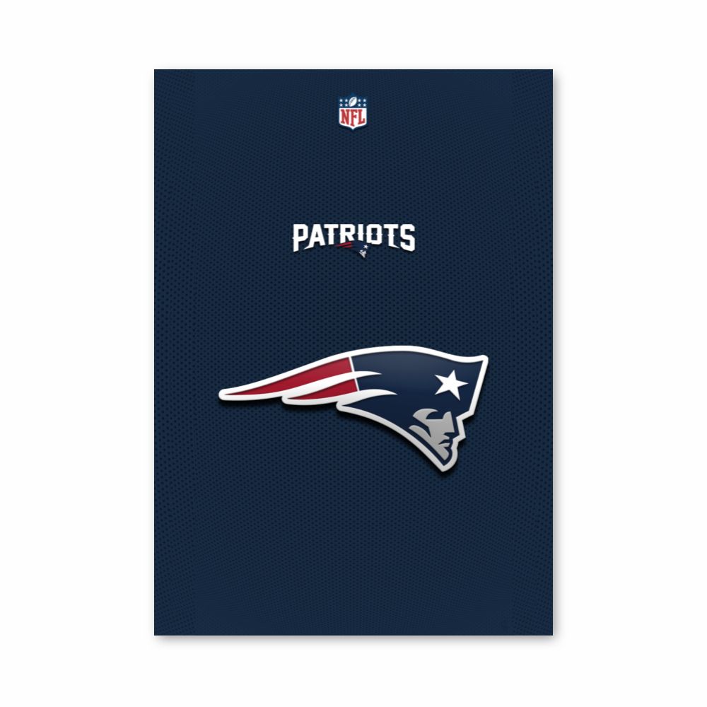 Póster Patriotas de la NFL