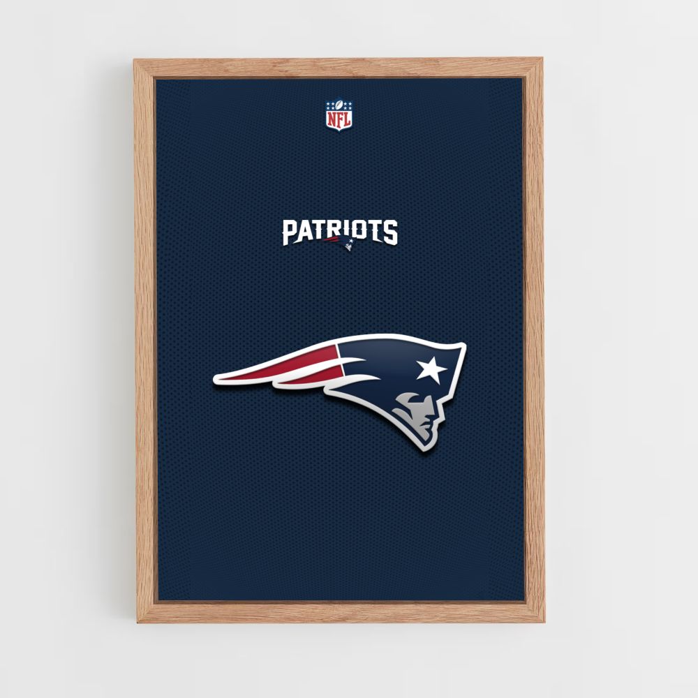 Póster Patriotas de la NFL