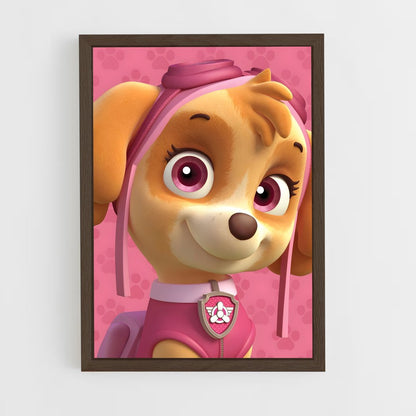 paw-patrol-17 cadre Bois foncé