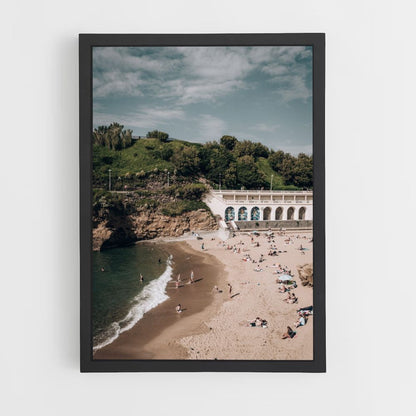 Póster Playa de Biarritz