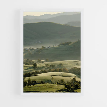 Paisaje Vasco Póster