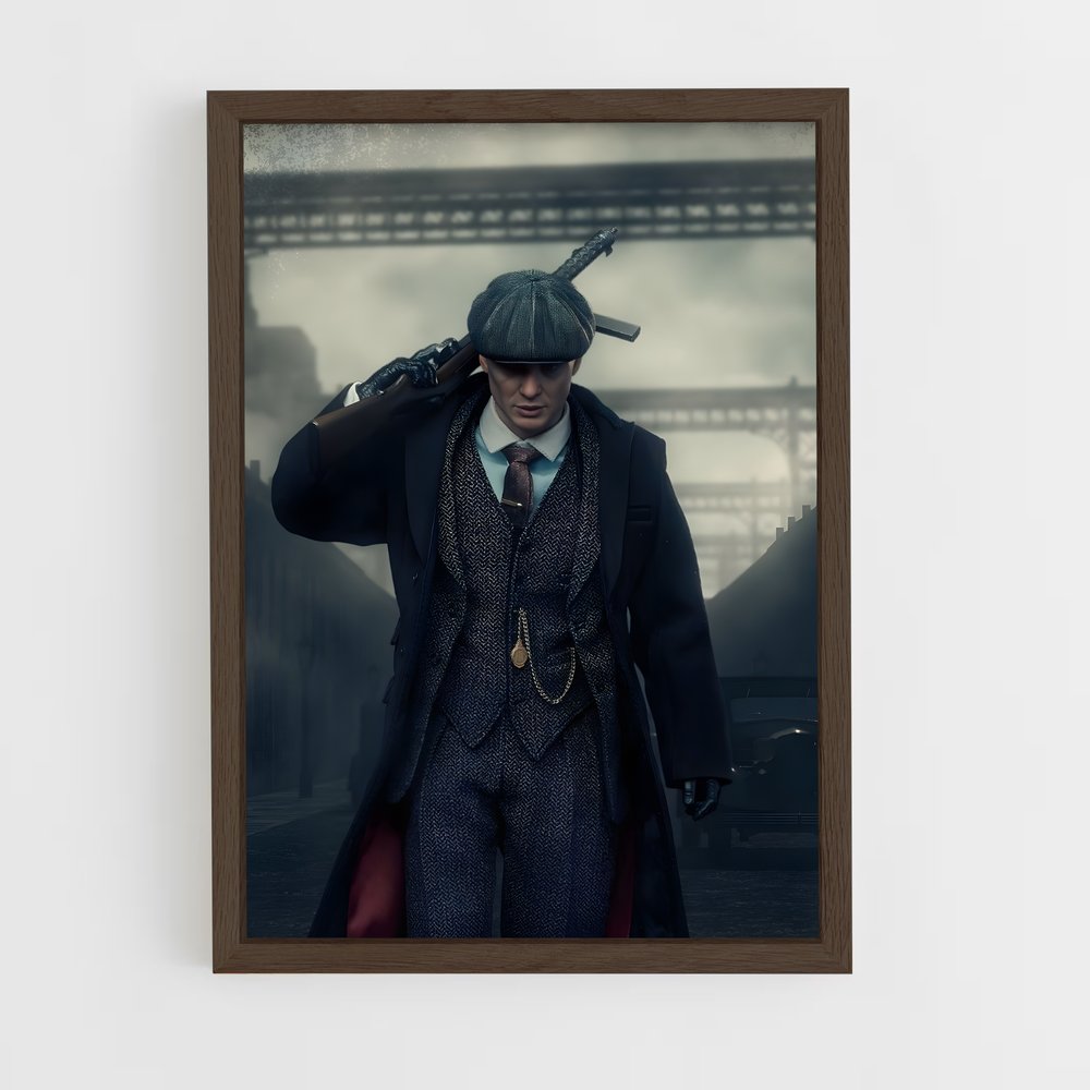 peaky-blinders-10 cadre Bois foncé