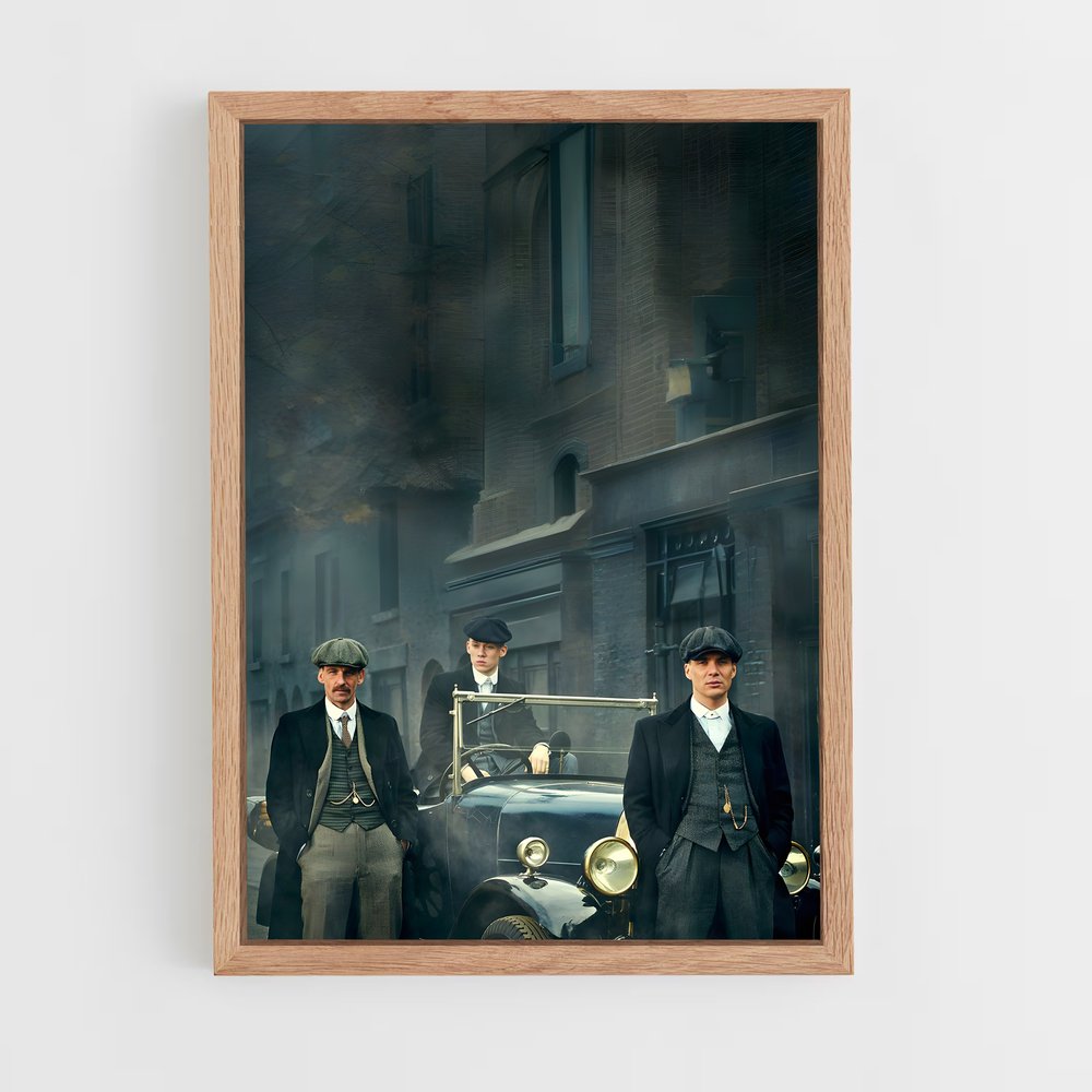 peaky-blinders-8 cadre Bois clair