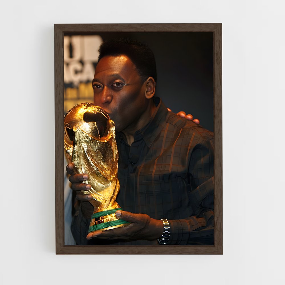pele-4 cadre Bois foncé