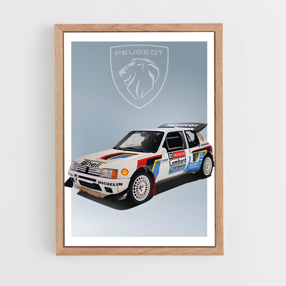 peugeot-18 cadre Bois clair