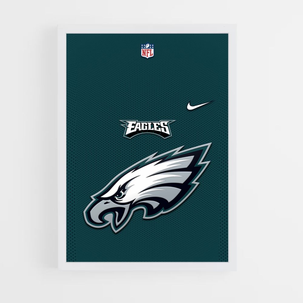 Águilas de Filadelfia Nike Póster