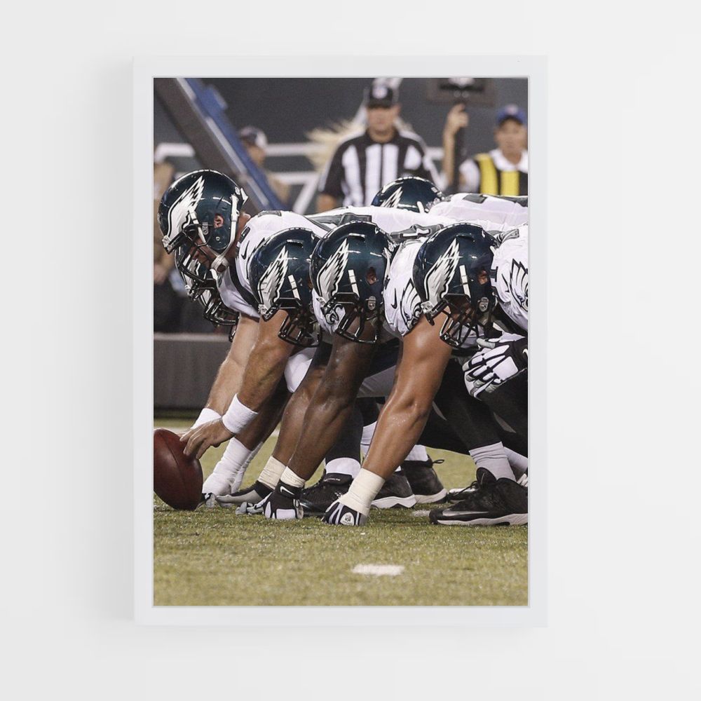 Fútbol de los Eagles de EE. UU. Póster