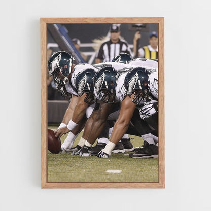 Fútbol de los Eagles de EE. UU. Póster