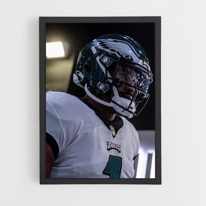 Casco de los Philadelphia Eagles Póster