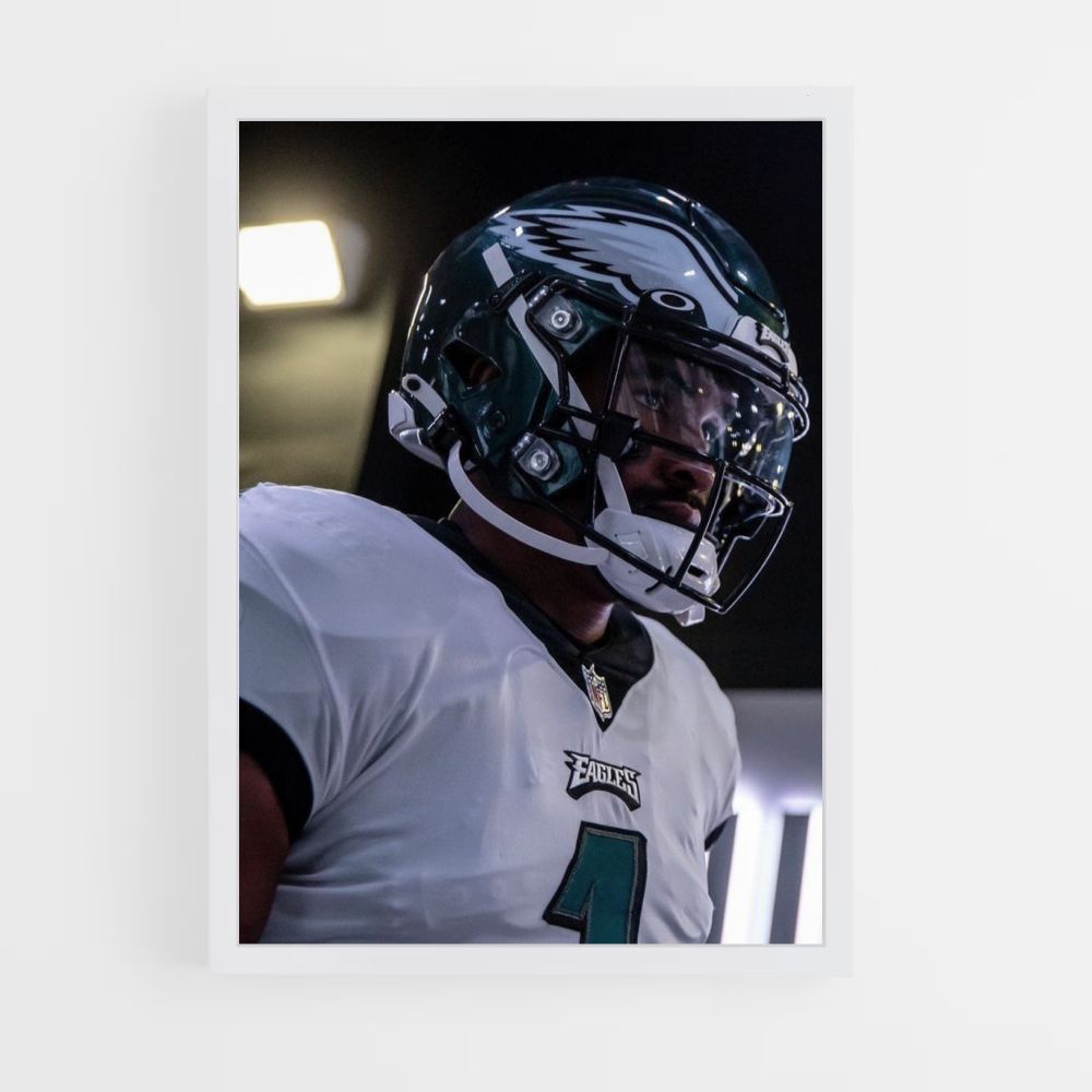 Casco de los Philadelphia Eagles Póster