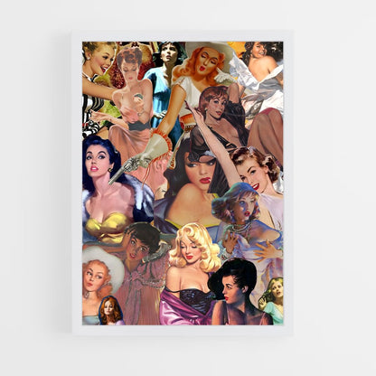 pin-up-1 cadre Blanc