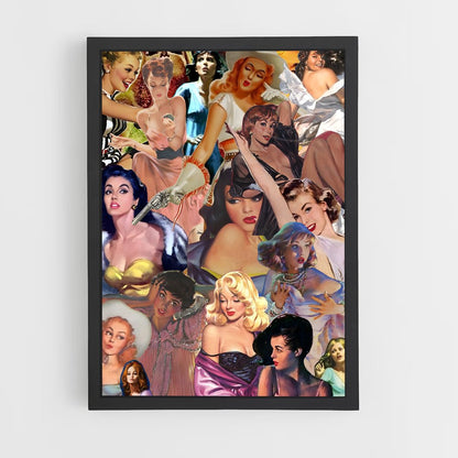 pin-up-1 cadre Noir