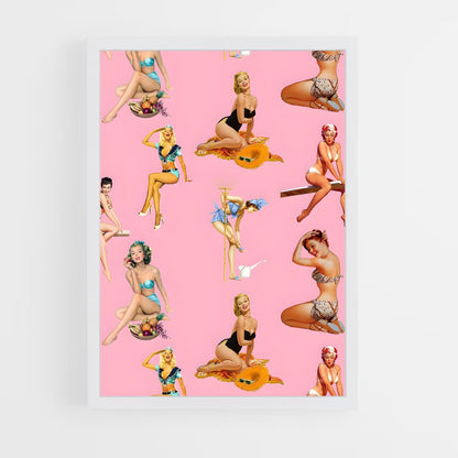 pin-up-5 cadre Blanc
