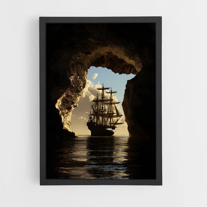 pirate-boat-15 cadre Noir
