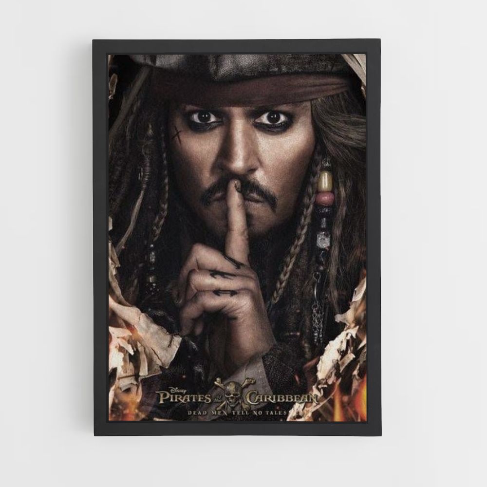 Cartel de la película Piratas del Caribe