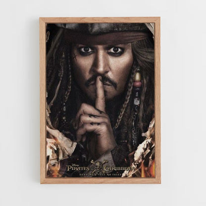 Cartel de la película Piratas del Caribe