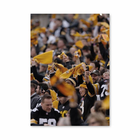 Partidarios de los Pittsburgh Steelers Póster