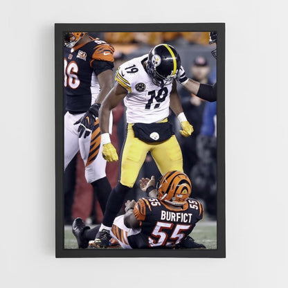 Póster Juego Steelers