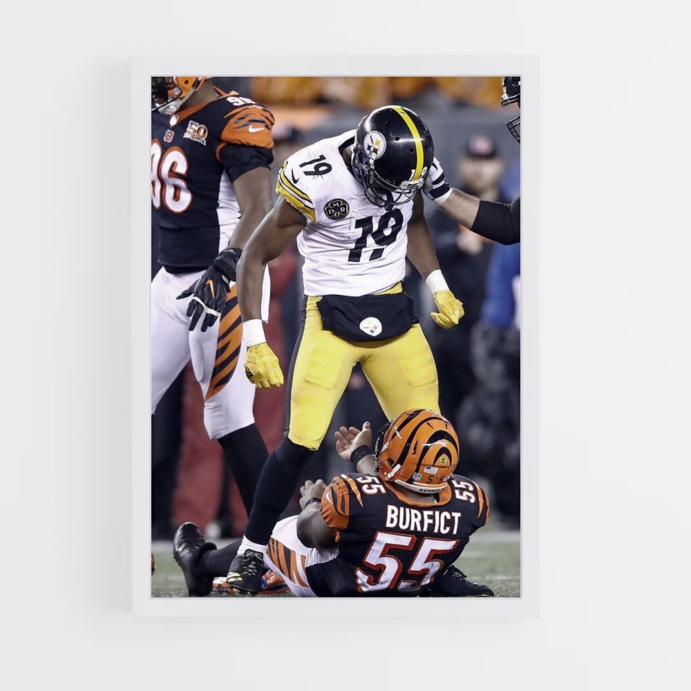 Póster Juego Steelers