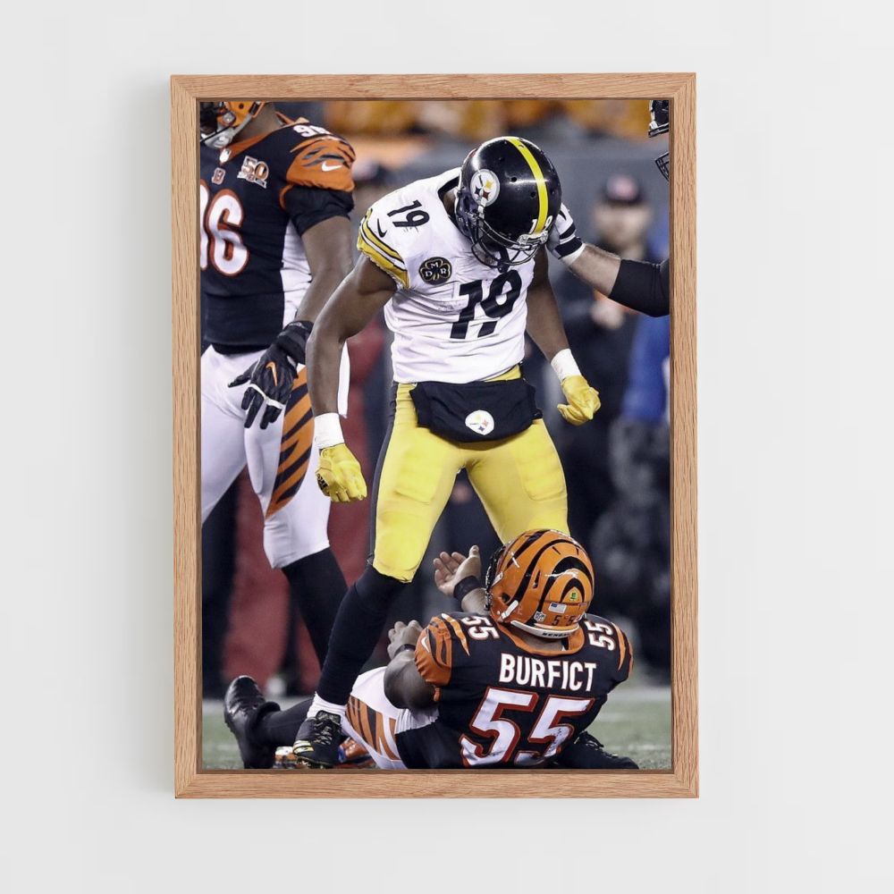 Póster Juego Steelers