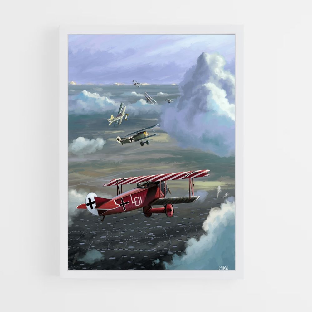 Aviones de la Primera Guerra Mundial Póster