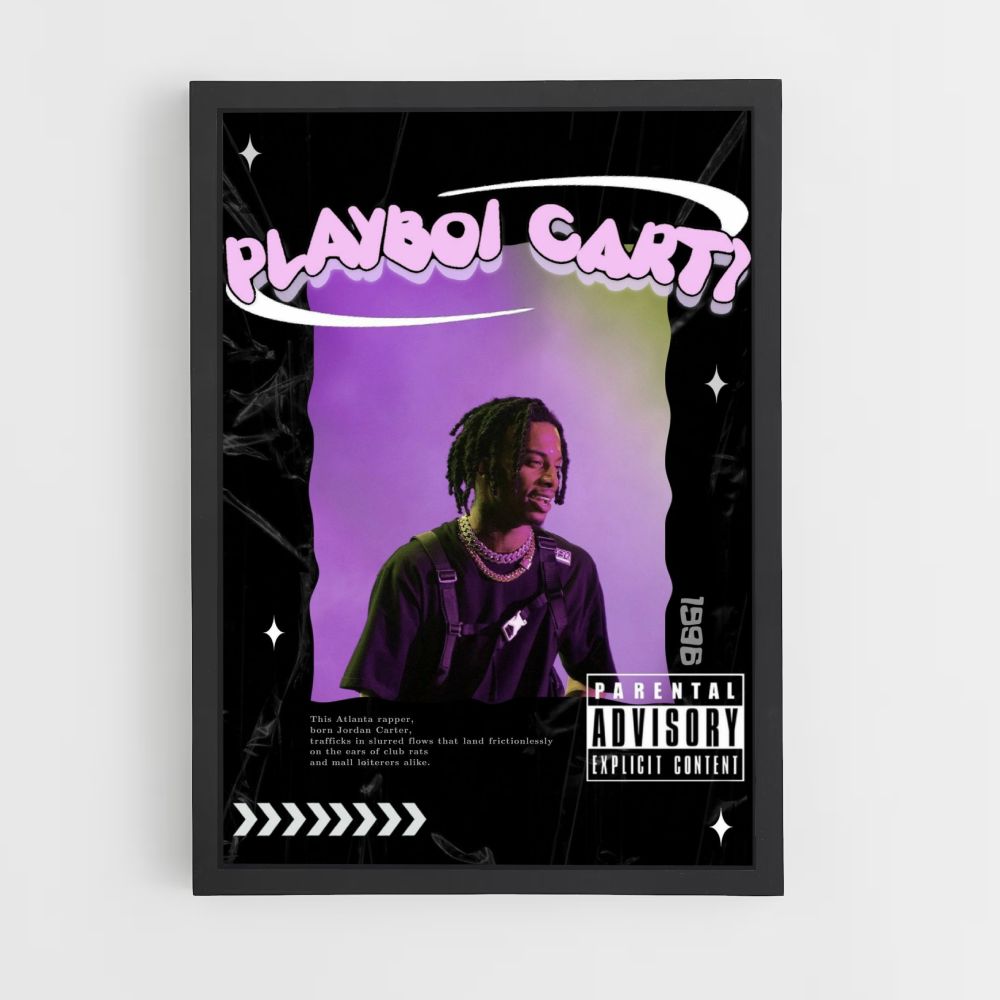 Póster Playboy Carti Púrpura