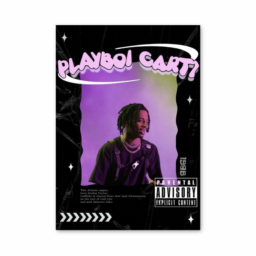 Póster Playboy Carti Púrpura