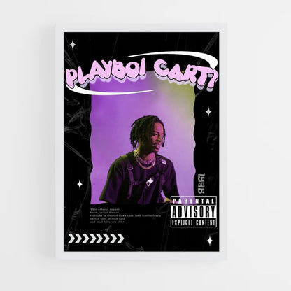 Póster Playboy Carti Púrpura