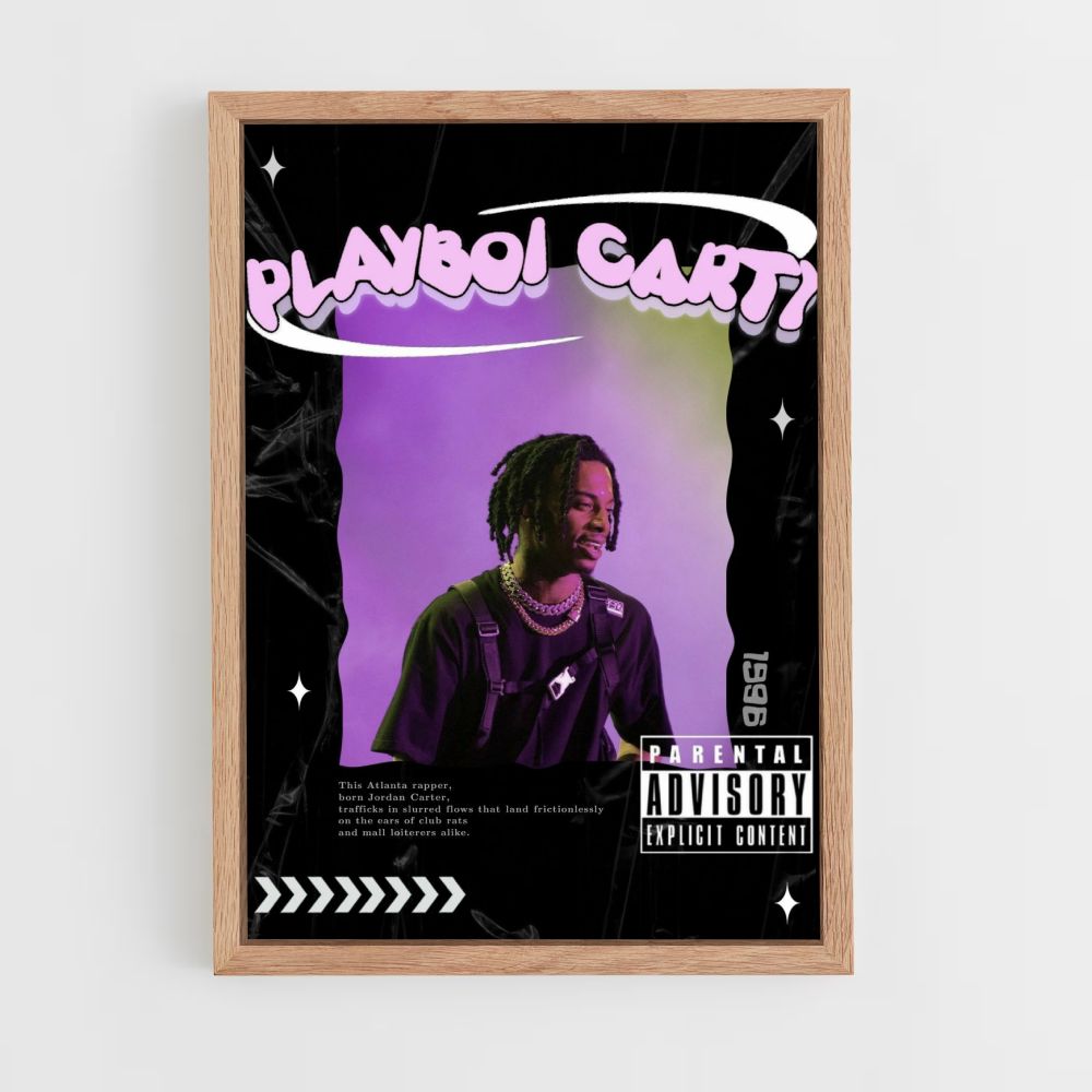 Póster Playboy Carti Púrpura