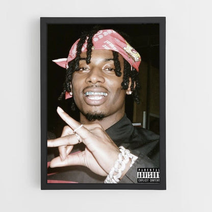 Pañuelo Playboy Carti Póster