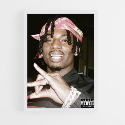 Pañuelo Playboy Carti Póster