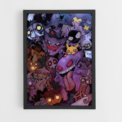 Póster Pokémon Fantasmas