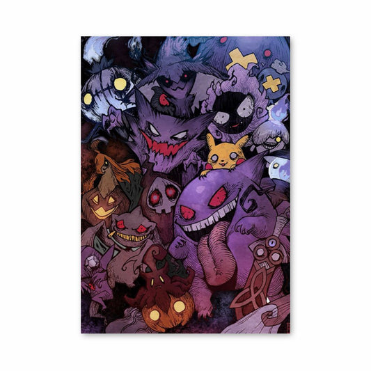 Póster Pokémon Fantasmas