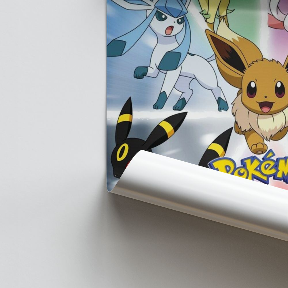 Póster Evoluciones de Eevee