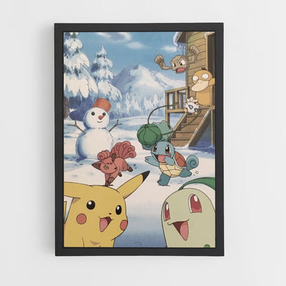 Póster Pokémon Retro