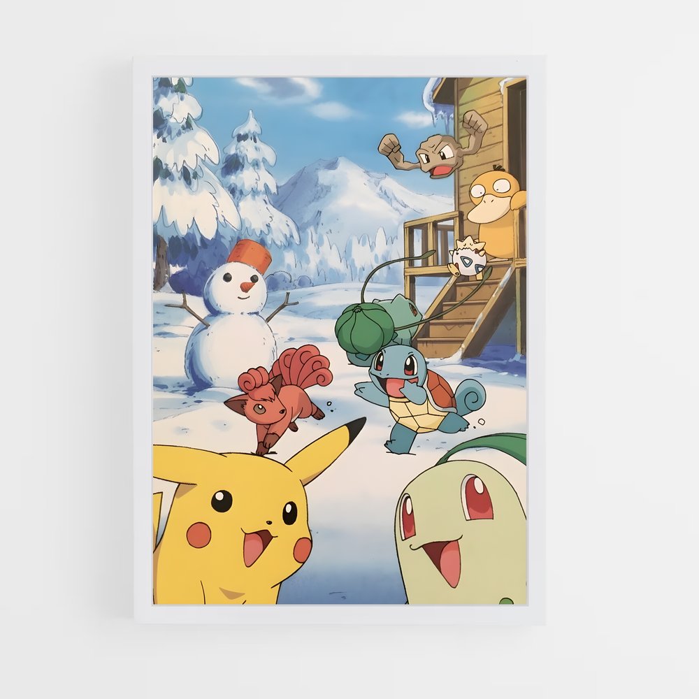 pokemon-13 cadre Blanc