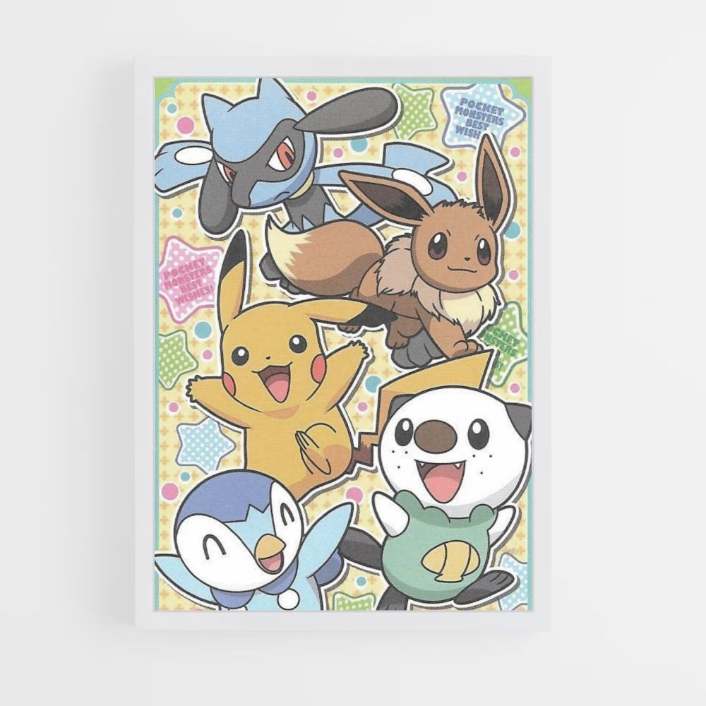 Pokémon vintage Póster