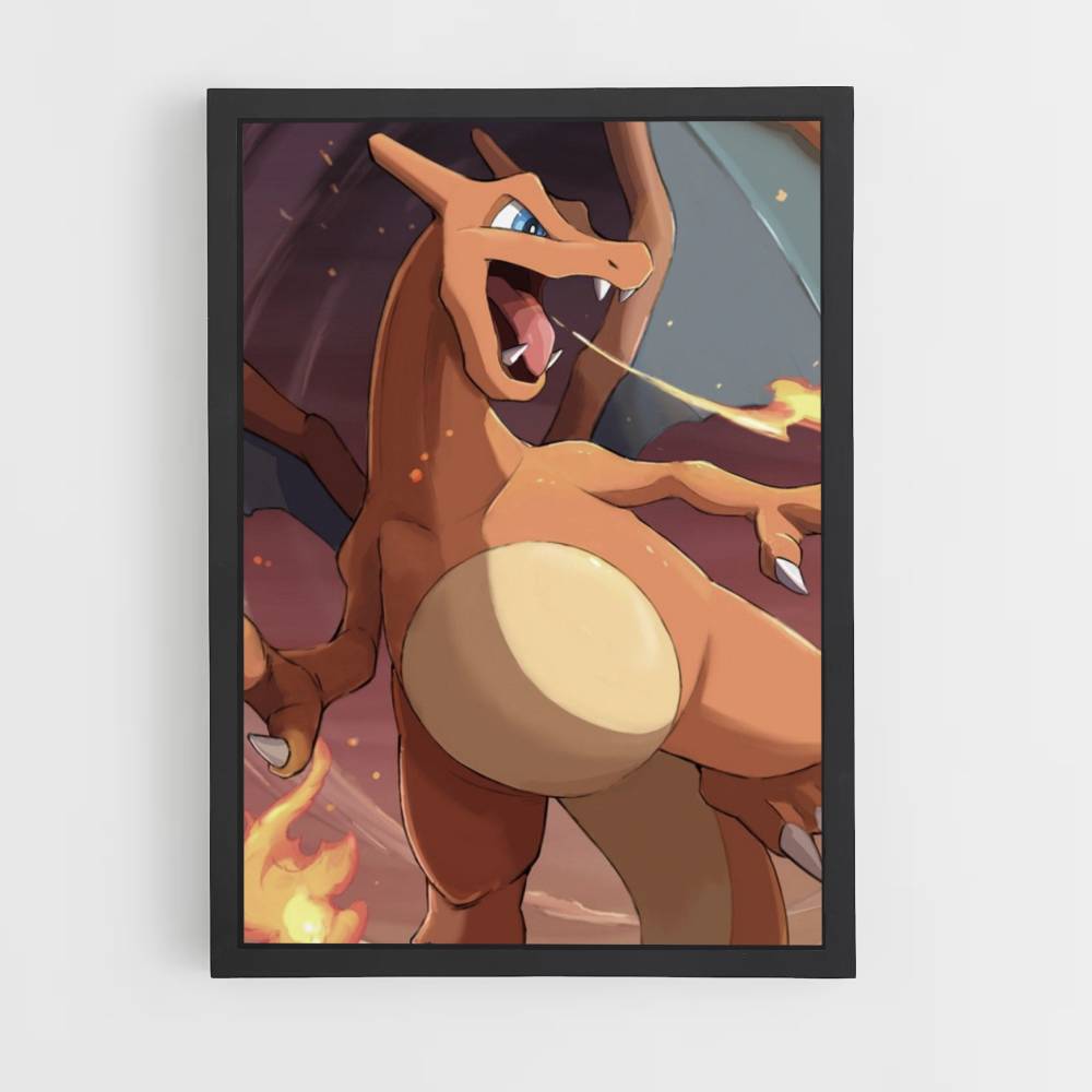 Póster El ataque de Charizard