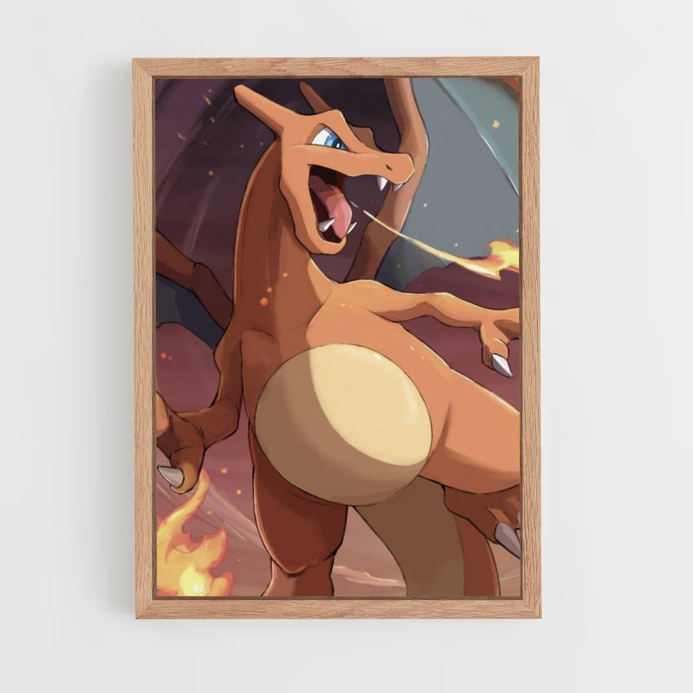 Póster El ataque de Charizard