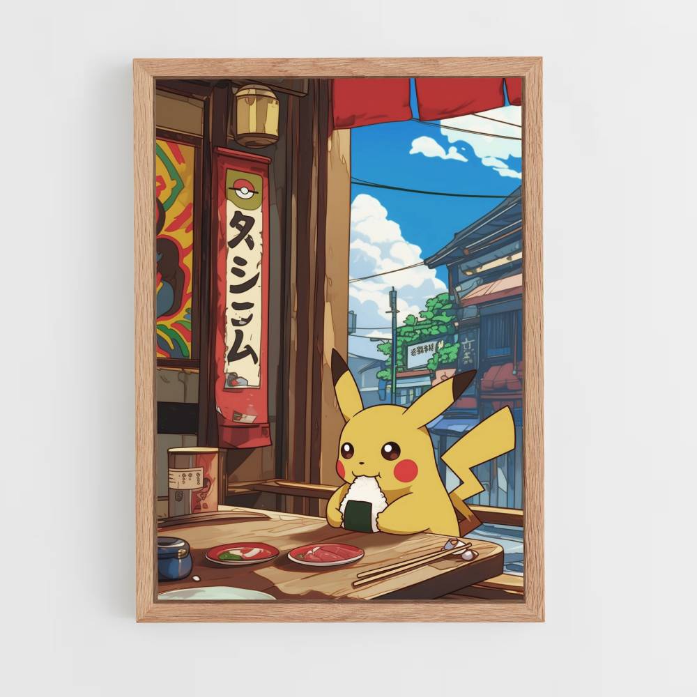 Póster Pikachu Tokio