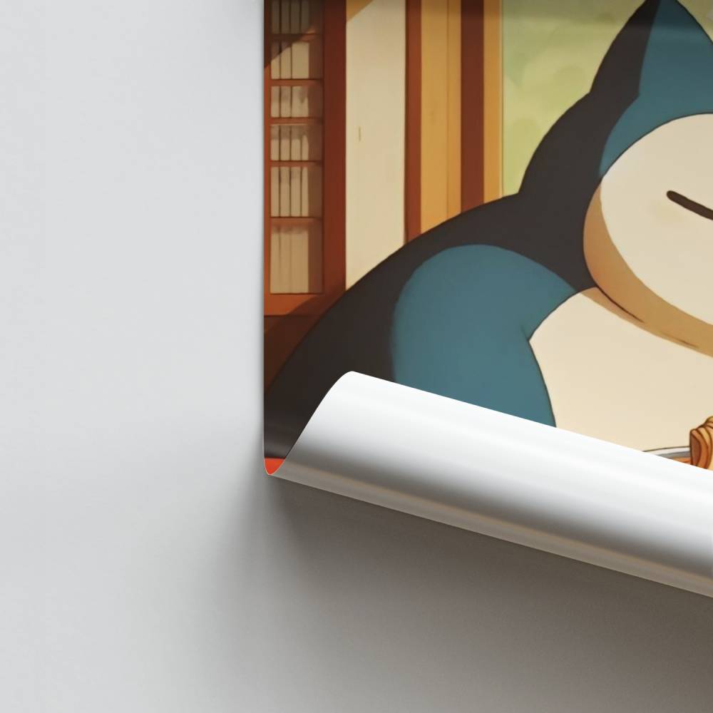 Póster Snorlax Ramen