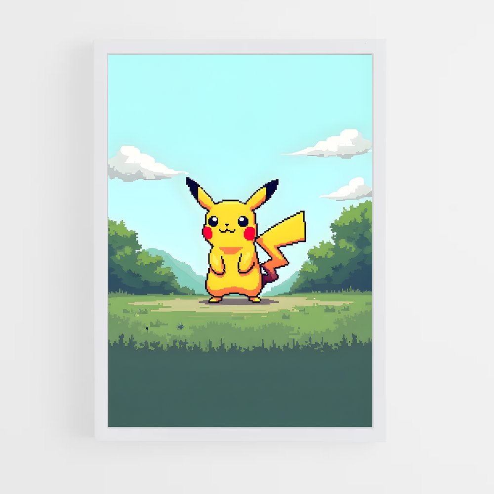 pokemon-24 cadre Blanc